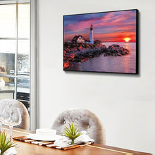 Load image into Gallery viewer, Lighthouse 50*40CM(Canvas) Full Square Drill Diamond Painting