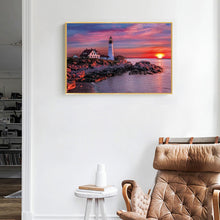 Load image into Gallery viewer, Lighthouse 50*40CM(Canvas) Full Square Drill Diamond Painting