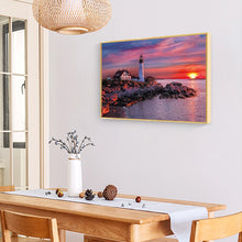 Load image into Gallery viewer, Lighthouse 50*40CM(Canvas) Full Square Drill Diamond Painting