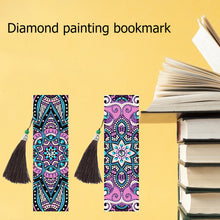 Load image into Gallery viewer, 2pcs 5D Mosaic Bookmark Tassel Diamond Painting Cross Stitch Page-marker