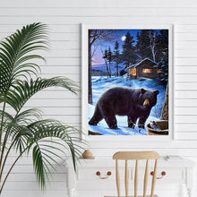Load image into Gallery viewer, Bear 30*40CM(Canvas) Full Round Drill Diamond Painting