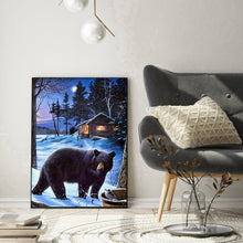 Load image into Gallery viewer, Bear 30*40CM(Canvas) Full Round Drill Diamond Painting