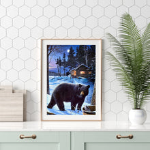 Load image into Gallery viewer, Bear 30*40CM(Canvas) Full Round Drill Diamond Painting