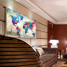 Load image into Gallery viewer, World Map 80*40CM(Canvas) Full Round Drill Diamond Painting