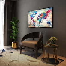 Load image into Gallery viewer, World Map 80*40CM(Canvas) Full Round Drill Diamond Painting