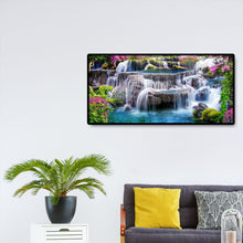 Load image into Gallery viewer, Mountain View Landscape 80*40CM(Canvas) Full Round Drill Diamond Painting