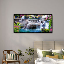 Load image into Gallery viewer, Mountain View Landscape 80*40CM(Canvas) Full Round Drill Diamond Painting