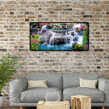 Load image into Gallery viewer, Mountain View Landscape 80*40CM(Canvas) Full Round Drill Diamond Painting