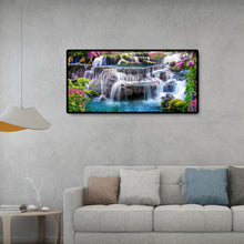 Load image into Gallery viewer, Mountain View Landscape 80*40CM(Canvas) Full Round Drill Diamond Painting