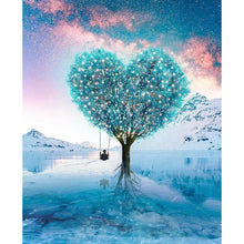 Load image into Gallery viewer, Love Tree 30*40CM(Canvas) Special Shaped Drill Diamond Painting