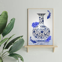 Load image into Gallery viewer, Vase Manual 40*60CM(Canvas) Partial Round Drill Diamond Painting