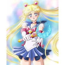 Load image into Gallery viewer, Sailor Moon 30*40CM(Canvas)-Full Round Drill Diamond Painting