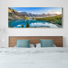 Load image into Gallery viewer, Mountain Scenery 80*40CM(Canvas) Full Round Drill Diamond Painting