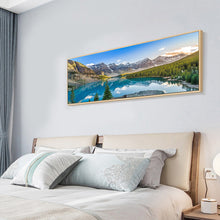 Load image into Gallery viewer, Mountain Scenery 80*40CM(Canvas) Full Round Drill Diamond Painting