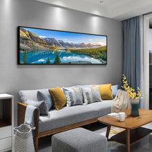 Load image into Gallery viewer, Mountain Scenery 80*40CM(Canvas) Full Round Drill Diamond Painting