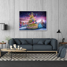 Load image into Gallery viewer, Christmas Tree 40*30CM(Canvas) Full Round Drill Diamond Painting