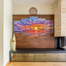 Load image into Gallery viewer, Lanscape 5 Pieces 103*45CM(Canvas) Full Round Drill Diamond Painting