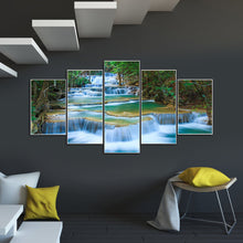 Load image into Gallery viewer, Lanscape 5 Pieces 103*45CM(Canvas) Full Round Drill Diamond Painting