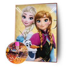 Load image into Gallery viewer, Frozen Figure 30*40CM(Canvas)-Full Round Drill Diamond Painting