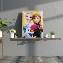 Load image into Gallery viewer, Frozen Figure 30*40CM(Canvas)-Full Round Drill Diamond Painting