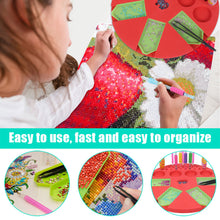 Load image into Gallery viewer, Diamond Painting Point Drill Tray Diamond Embroidery Tools Storage Holder