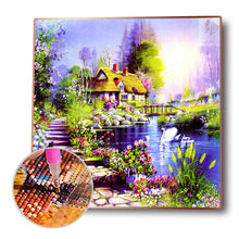 Load image into Gallery viewer, House 30*30CM(Canvas) Full Round Drill Diamond Painting