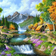 Load image into Gallery viewer, House 30*30CM(Canvas) Full Round Drill Diamond Painting