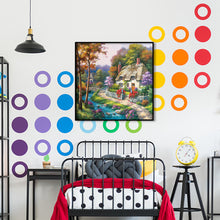 Load image into Gallery viewer, Bridge House 30x30cm(canvas) full round drill diamond painting