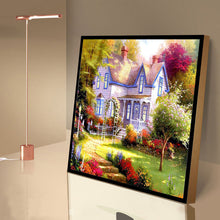 Load image into Gallery viewer, Steps House 30x30cm(canvas) full round drill diamond painting
