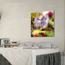 Load image into Gallery viewer, Steps House 30x30cm(canvas) full round drill diamond painting
