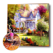Load image into Gallery viewer, Steps House 30x30cm(canvas) full round drill diamond painting