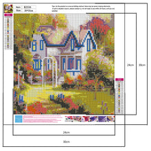 Load image into Gallery viewer, Steps House 30x30cm(canvas) full round drill diamond painting