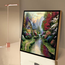 Load image into Gallery viewer, Forest House 30x30cm(canvas) full round drill diamond painting