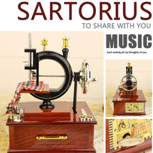 Load image into Gallery viewer, Simulation Sewing Machine Music Box Kids Retro Toy Jewelry Box Resin Craft