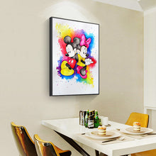 Load image into Gallery viewer, Happy Cartoon Mouse 30*40CM(Canvas)-Full Round Drill Diamond Painting