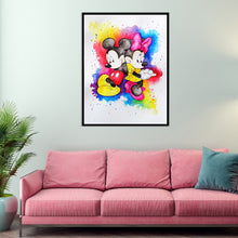 Load image into Gallery viewer, Happy Cartoon Mouse 30*40CM(Canvas)-Full Round Drill Diamond Painting