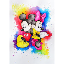 Load image into Gallery viewer, Happy Cartoon Mouse 30*40CM(Canvas)-Full Round Drill Diamond Painting