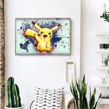 Load image into Gallery viewer, Cartoon Pokemon 40*30CM(Canvas)-Full Round Drill Diamond Painting