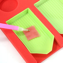 Load image into Gallery viewer, Diamond Painting Tool Kit with Organizer Tray Storage Box Nail Beads Holder