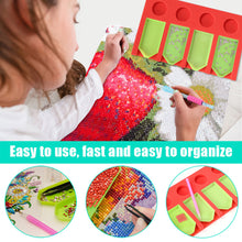 Load image into Gallery viewer, Diamond Painting Tool Kit with Organizer Tray Storage Box Nail Beads Holder