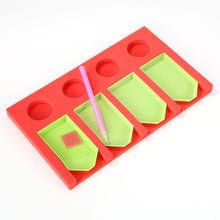 Load image into Gallery viewer, Diamond Painting Tool Kit with Organizer Tray Storage Box Nail Beads Holder