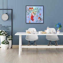 Load image into Gallery viewer, Birds Christmas Stockings 30*30CM(Canvas) Full Round Drill Diamond Painting