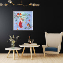 Load image into Gallery viewer, Birds Christmas Stockings 30*30CM(Canvas) Full Round Drill Diamond Painting