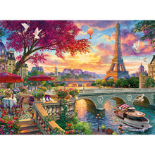 Load image into Gallery viewer, Eiffel Tower 30*40CM(Canvas) Full Round Drill Diamond Painting