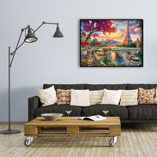 Load image into Gallery viewer, Eiffel Tower 30*40CM(Canvas) Full Round Drill Diamond Painting