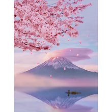 Load image into Gallery viewer, Sakura Snow Mountain 30*40CM(Canvas) Full Round Drill Diamond Painting