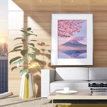 Load image into Gallery viewer, Sakura Snow Mountain 30*40CM(Canvas) Full Round Drill Diamond Painting