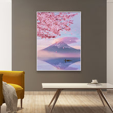 Load image into Gallery viewer, Sakura Snow Mountain 30*40CM(Canvas) Full Round Drill Diamond Painting