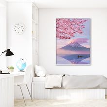 Load image into Gallery viewer, Sakura Snow Mountain 30*40CM(Canvas) Full Round Drill Diamond Painting
