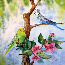 Load image into Gallery viewer, Spring Birds 30*30CM(Canvas) Full Round Drill Diamond Painting